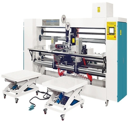 半自動ダブルヘッド縫合機 7180mm 11kw 波紋紙用